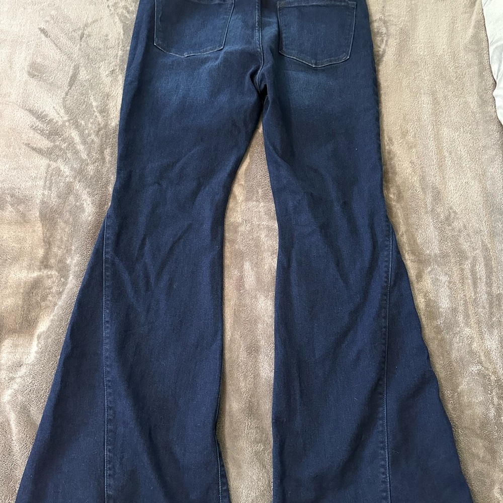Women's Blue Flared Jeans